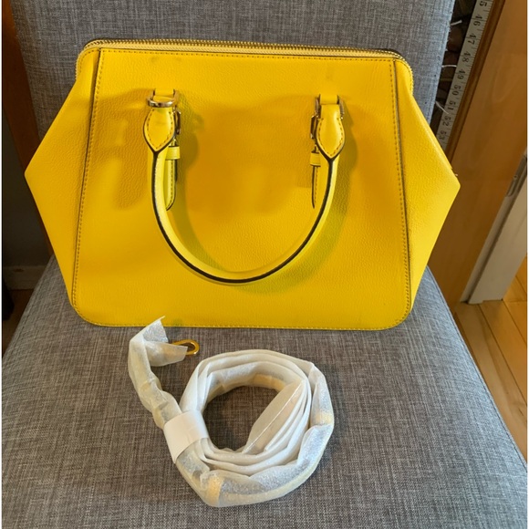 Yellow Michael Kors purse. - Picture 2 of 10